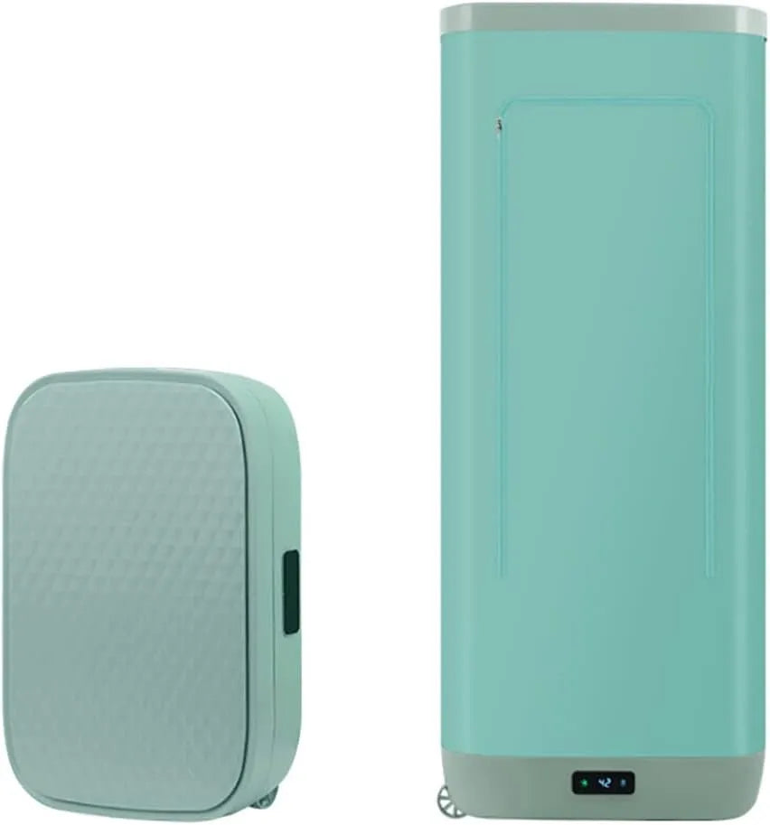HYDEE 180-Minuten-Smart-Timer 180-minutters, Varmepumpetørretumblere, Bærbar foldetørretumbler, husholdnings mini- hurtig tørretumbler, tøj, Hvid