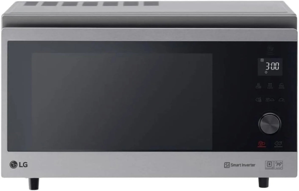 LG, Mikrobøer med Oven & Grill, Electronics MJ 3965 ACS mikroovn / 54, 4 cm / madlavning programmer med automatisk, Sort / sølv, 54, 4 cm