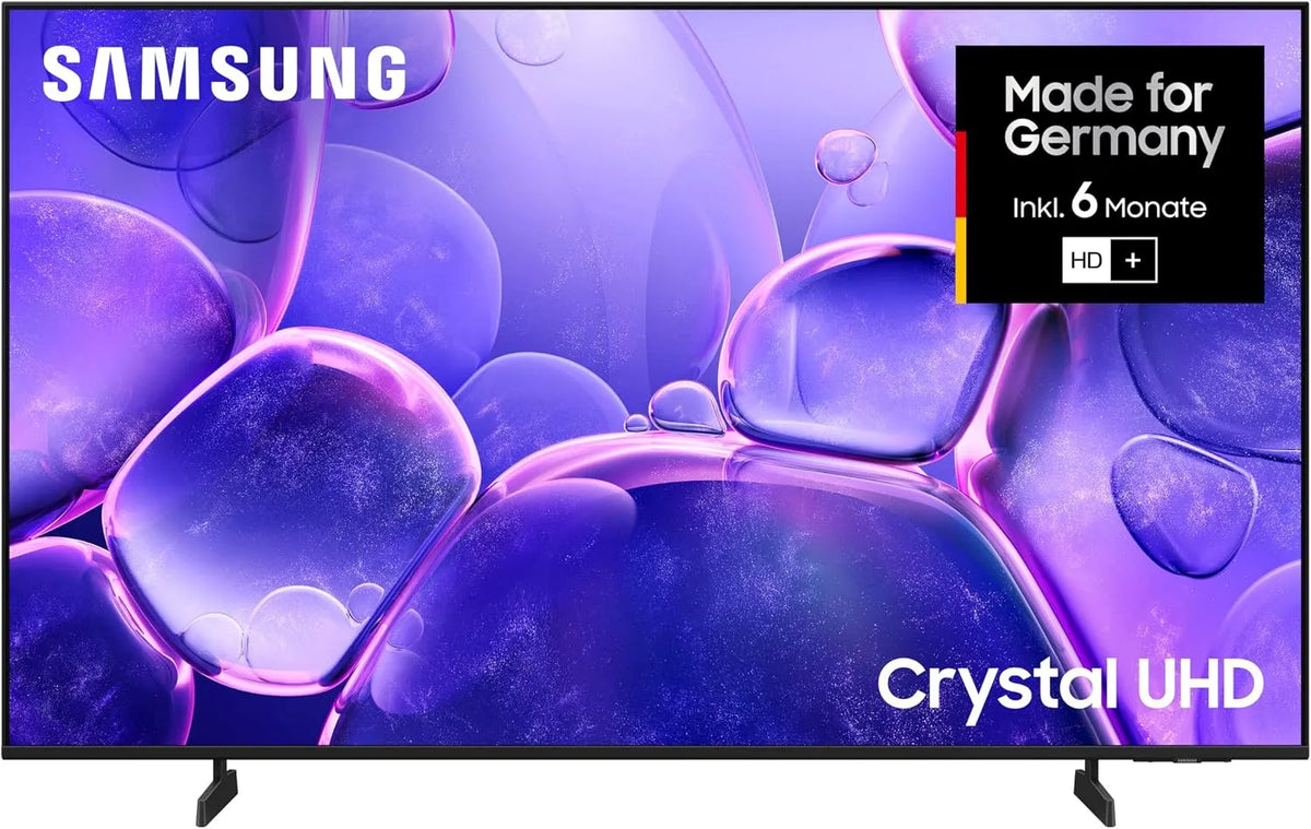 Samsung U8079F, TV'er, Crystal UHD 43 tommer (108 cm) LED, Metal Stream Design, SmartThings, AI, Sort, 108 cm, 2025 G, 4K, 900 g