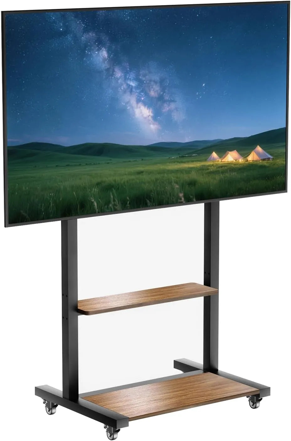 Vanconwey, Stativfødder, Mobilfjernsyn til TV fra 40 til 100 tommer, Sort, 100 inch, 220 l, 800x600mm