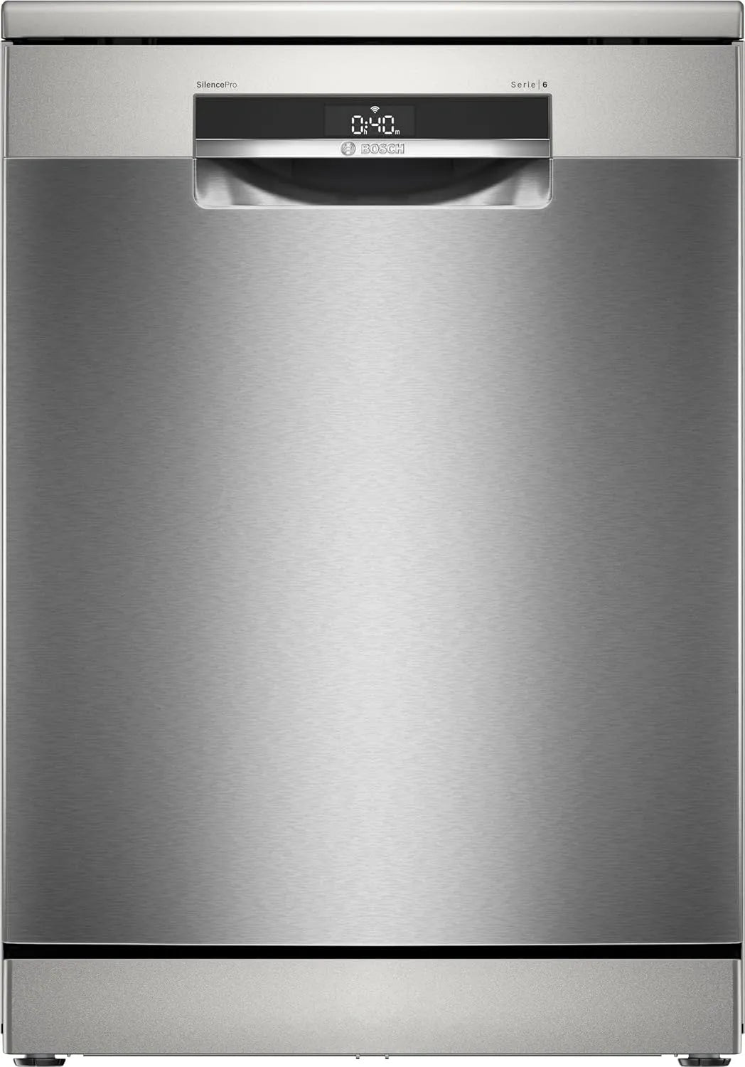 Bosch SMS6ECI11E, Opvaskemaskiner, 60 cm, Series 6, Fritstående opvaskemaskine, Sølv Inox, Sølv, 5 cm, 75 kW, 9 l