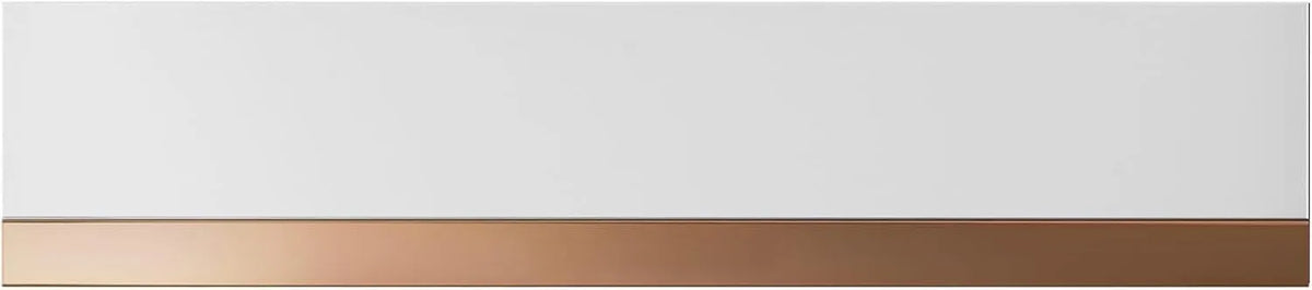 Küppersbusch, Varmeoverføringsbokse, CSW 6800, 0 Varmeskuffe + ZC 8022 Glas forhvid + Kobber design strip, Hvid, 6800, 0 V, 8022 G, 14 cm