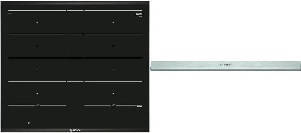 Bosch PXX675DC1E DSZ4685, Kogeplader, Hjemmeapparater Serie 8 induktionsspole (autark) & tilbehør til sortimenter, Sølv, 60 cm