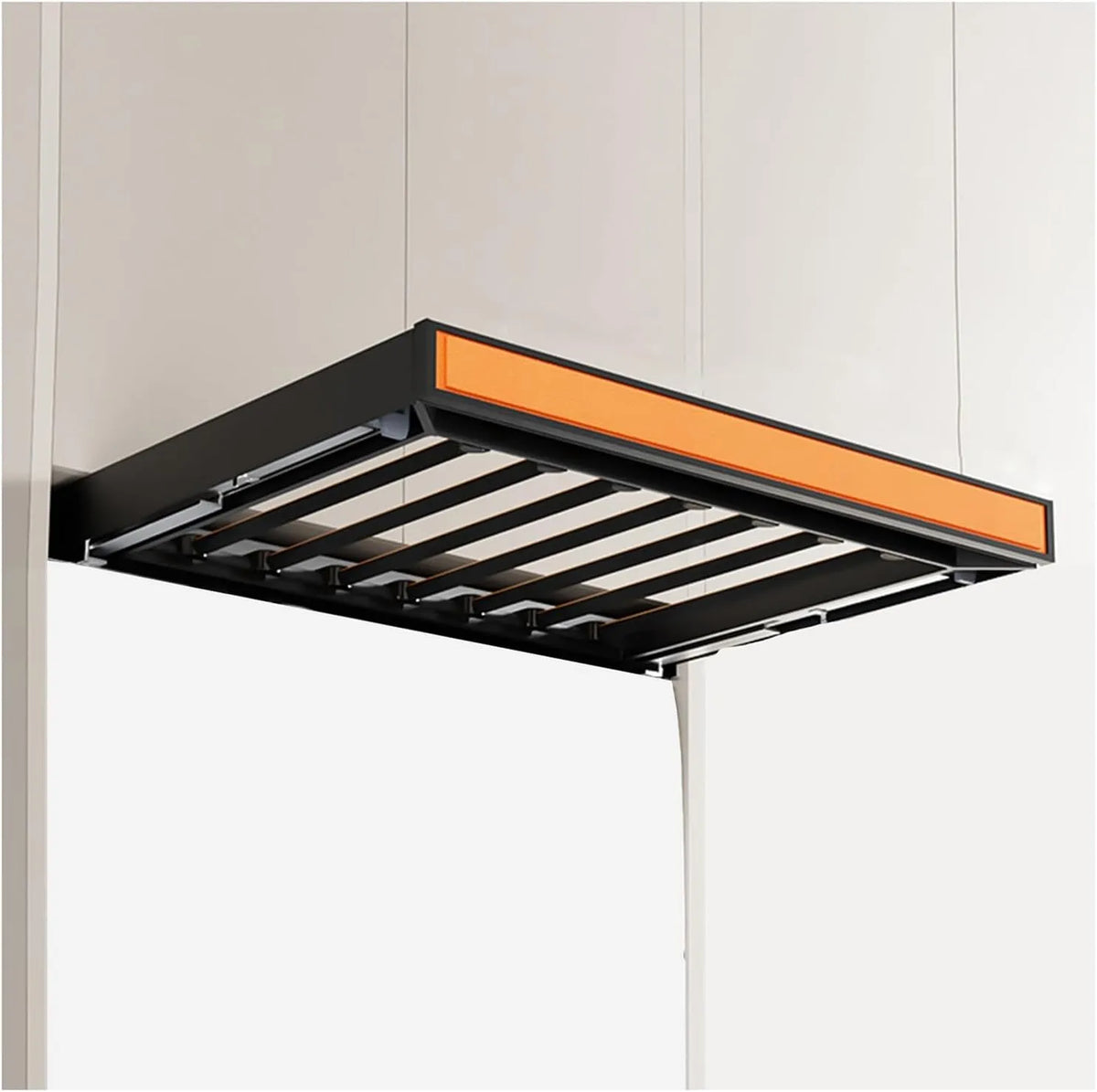 YCOVSFP 620-660mm, Spændebeslag, Benklæder til vaskemaskiner, med overdækkede beslag, frirum, 35 kg bæreevne, Orange, 660mm, 35 kg, 46 cm