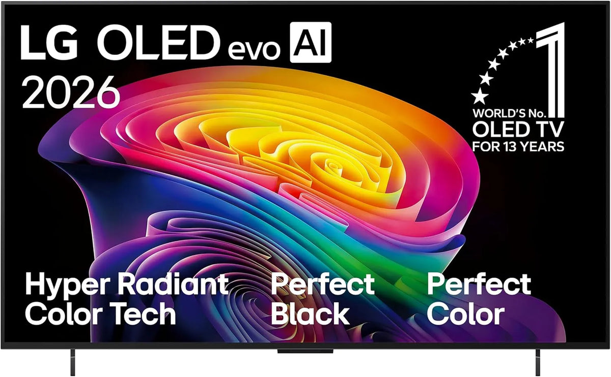 LG OLED42C64LA Gen3, OLED-skærme, TV 42 inches (107 cm) 4K OLED Evo AI Smart TV, α11 AI processor, 120 Hz (VRR til, Sort, 64L, 42 inch, 107 cm