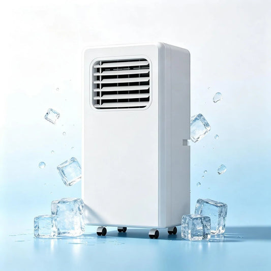 Generic 3-in-1, Mobile klimaanlæg, Bærbar aircondition 18000 BTU, kølerum op til 550 Sq Ft. 3--1 Køling affugter fan, Hvid, 18000 BTU, 52 dB
