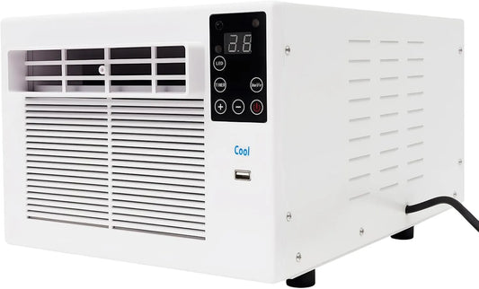 GIDRLL, Fordampningskølere, Mini Air Conditioning Mobile Air Cooler med fjernbetjening, Hvid, 34 × 11, 14 × 8, 07 inch, 50 dB