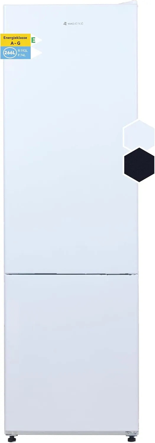magictec MDRF266, Køle-/fryseskabe, Frysekøleskab med fryser, Hvid, 4 × 55, 9 × 179 cm, 266l, 192 l