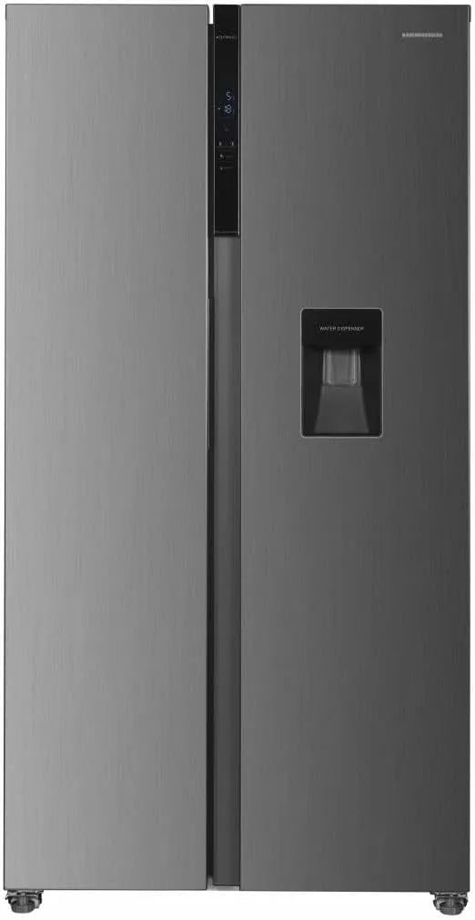 HEINNER HSBS-HM439NFINVXWDD, Køle-/fryseskabe, Side- sidekøleskab HSBS, 439 L, energiklasse D, No Frost, inverter kompressor