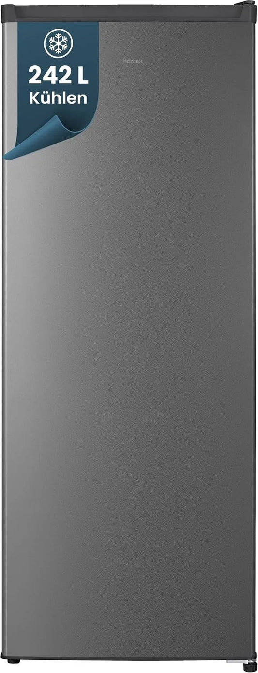 homeX CS2422E-S CS2422E, Køleskabe uden køleskab, S køleskab uden fryser store 242 liter fritstående, Hvid, 242 l, 37 dB, 54, 5 cm, 55