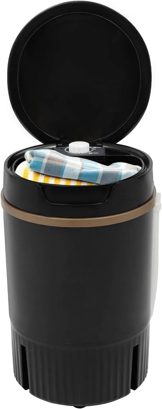 WooDerson IPX4, Mobile vaskemaskiner, Mini Vaskemaskine Portable, 4.5L Kapacitet med dehydrering kurv, Light and, Hvid, 4.5L, 260W, 4 V
