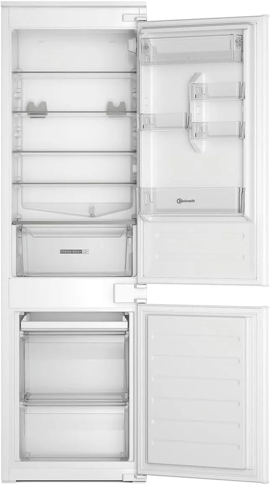 Bauknecht 18S12, Køle-/fryseskabe, BKGIL Bygge- og anlægsbygning i køleskabe -fryser, Hvid, 178 cm, 268 l, 189 l, 79 l