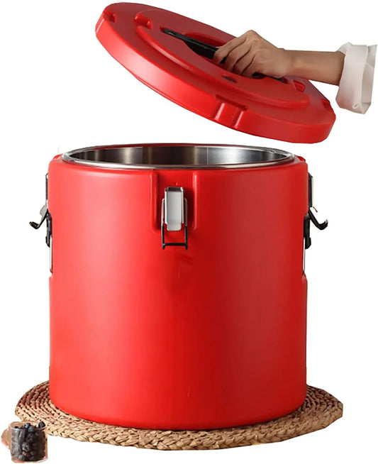 MTYUVOC, Vinkøleskabe, Isoleret urne dispenser til catering, stor kapacitet, rustfrit stål, varme og, Sølv, 13 l, 3 cm