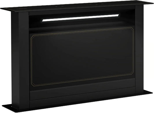 Klarstein, Frithængende emhætter, Clearstone Victoria Downdraft range hætte - En energieffektivitet, 713, 8 m3 / h, Sort, 52 dB, 17, 3 kW