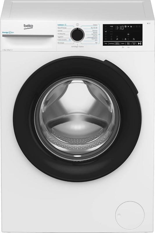 Beko BMW8149DB, Vaskemaskiner, vaskemaskine 8 kg, frontlæsser, gratis installation, inverter, 1400 omdrejninger, Hvid, 8149DB, 8 kg, 1400 rpm