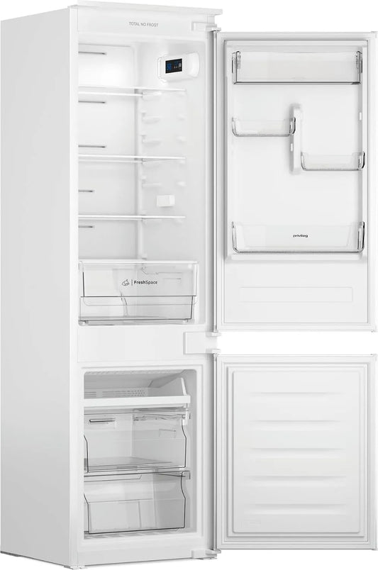 Privileg 16S2, Køle-/fryseskabe, / Opbygning af forlystelser i køleskabe - fryser PCI / niche 158 cm / Lesfrost, Hvid, 158 cm