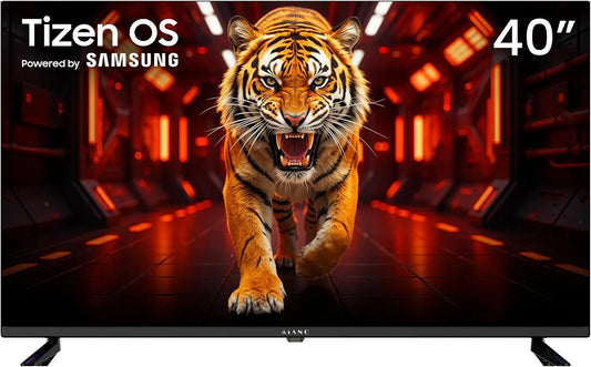 Kiano DVB-T2/C/S2, Bærbare TV'er, Elegance 40 inches (100 cm) Fuld HD LED Smart TV med TIZEN OS (drevet af, Sort, 40 inch, 100 cm, FULL HD