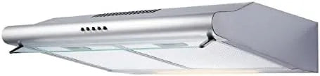 PKM KHU-601, Ventilatormoduler, Fumeudsugningshætte KHU- 601 understruktur rustfast ståludsugningshætte 60cm, Sølv, 60cm, 14 cm, 27 kW, 15.0 l