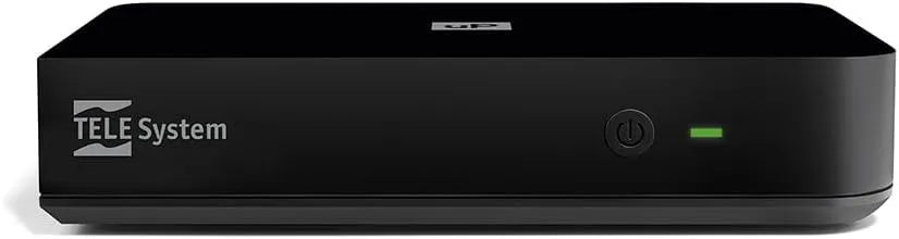 TELE System HDR10 DVB-T2, TV'er, +HLG UP T2 4K: Decoder Digital terrestre Android TV Ultra HD, Smart TV, Sort, 4K, 50 Hz