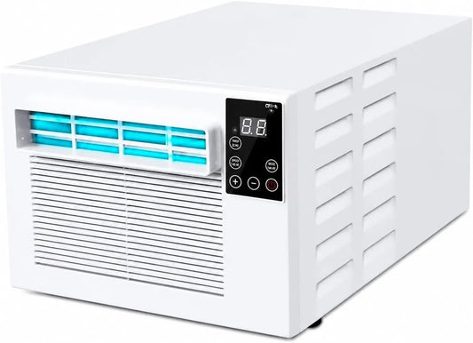 Generisch, Mobile klimaanlæg, Bærbar aircondition, 280 W, mini- split køler, ingen ekstern enhed, smart timer, Hvid, 2 kW, 38 dB