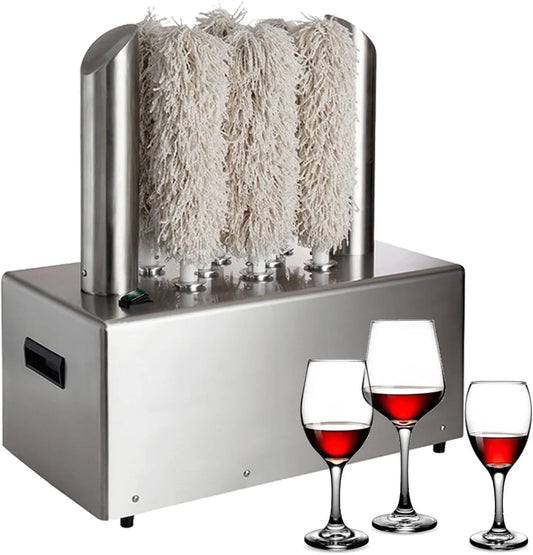 GUHPZA, Poleremaskiner, Kommerciel vin glas polering maskine, Elektrisk keramik kopper polering maskine, Gennemsigtig, 660 g, 582 x 500 x 305 mm