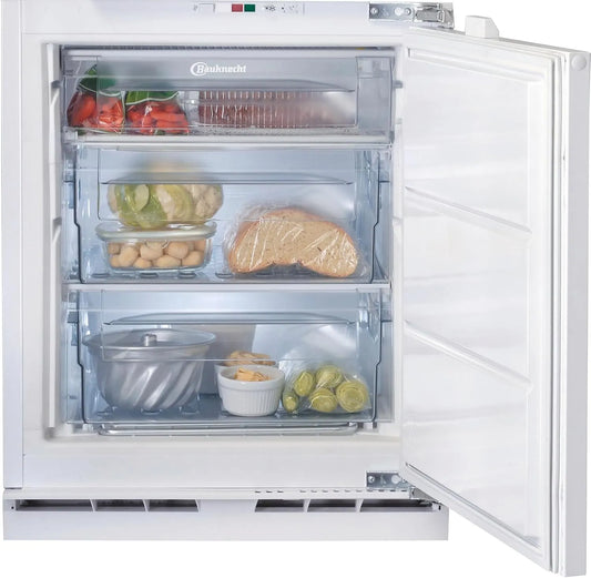 Bauknecht, Frysebokse med rumindhold under 1 liter, GSU 8F2 Underbody Freezer, Hvid, 82 cm, 10 kg, 91 l