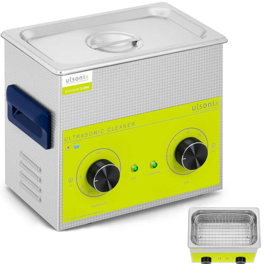Ulsonix 3.2MS, Laboratorierengøringsartikler, Ultrasonisk vaskemaskine Ultrasonisk pan PROCLEAN (3, 2 l, 120 W, rustfrit stål, Sølv, 3