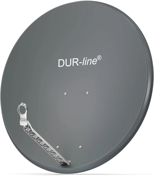 DUR-line, Satellitretter, DUR- linje Vælg 85cm x 90cm Aluminium Satellit skål Antracit - [Test MEGET GOOD, anthracit, 85cm, 90cm, 12, 75 G